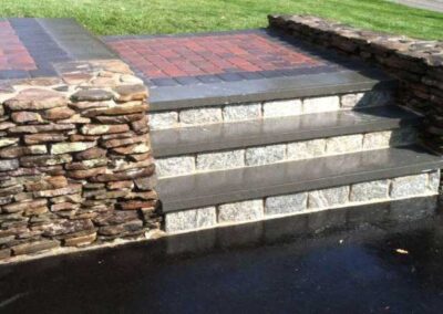 Warwick Retaining Wall and Front Steps