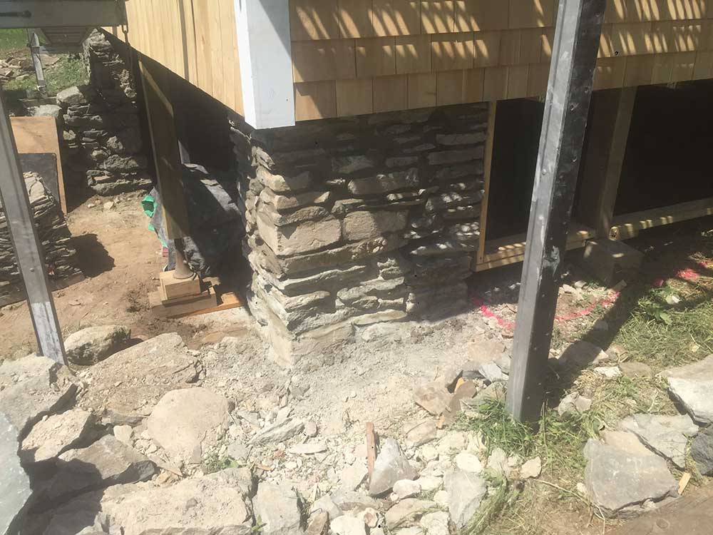Rehboth Historic Barn Foundation Restoration